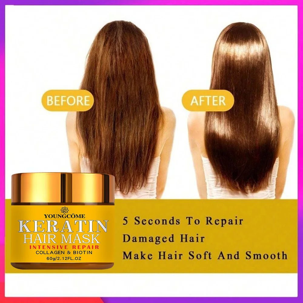 Biotin, Collagen & Keratin Hair Repair Mask | Scalpsavvy