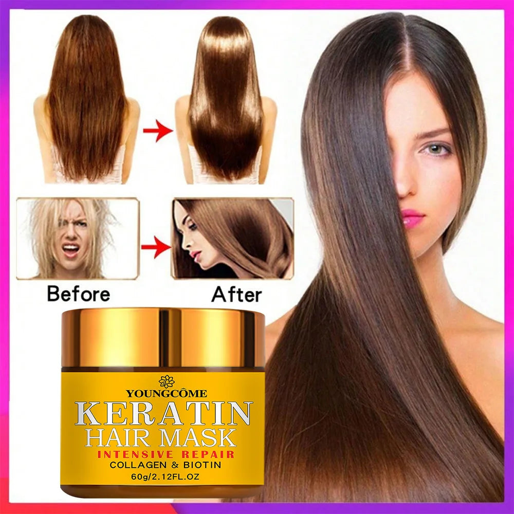 Biotin, Collagen & Keratin Hair Repair Mask | Scalpsavvy