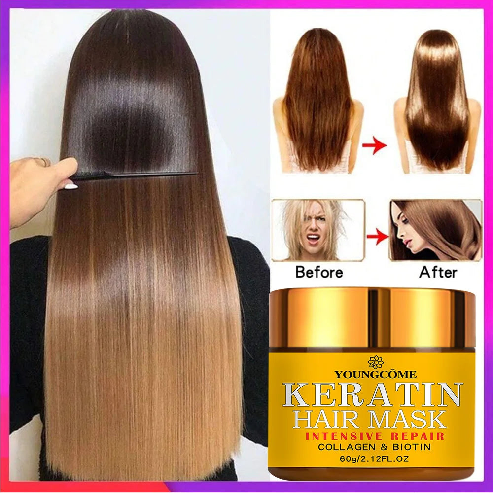 Biotin, Collagen & Keratin Hair Repair Mask | Scalpsavvy
