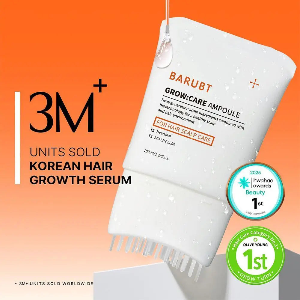 Hair Growth Serum with Built-in Scalp Massager Brush | Scalpsavvy