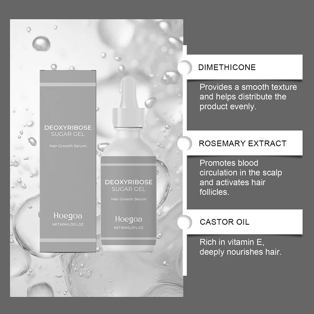 Deoxyribose Sugars Hair Growth Gel Serum | Scalpsavvy