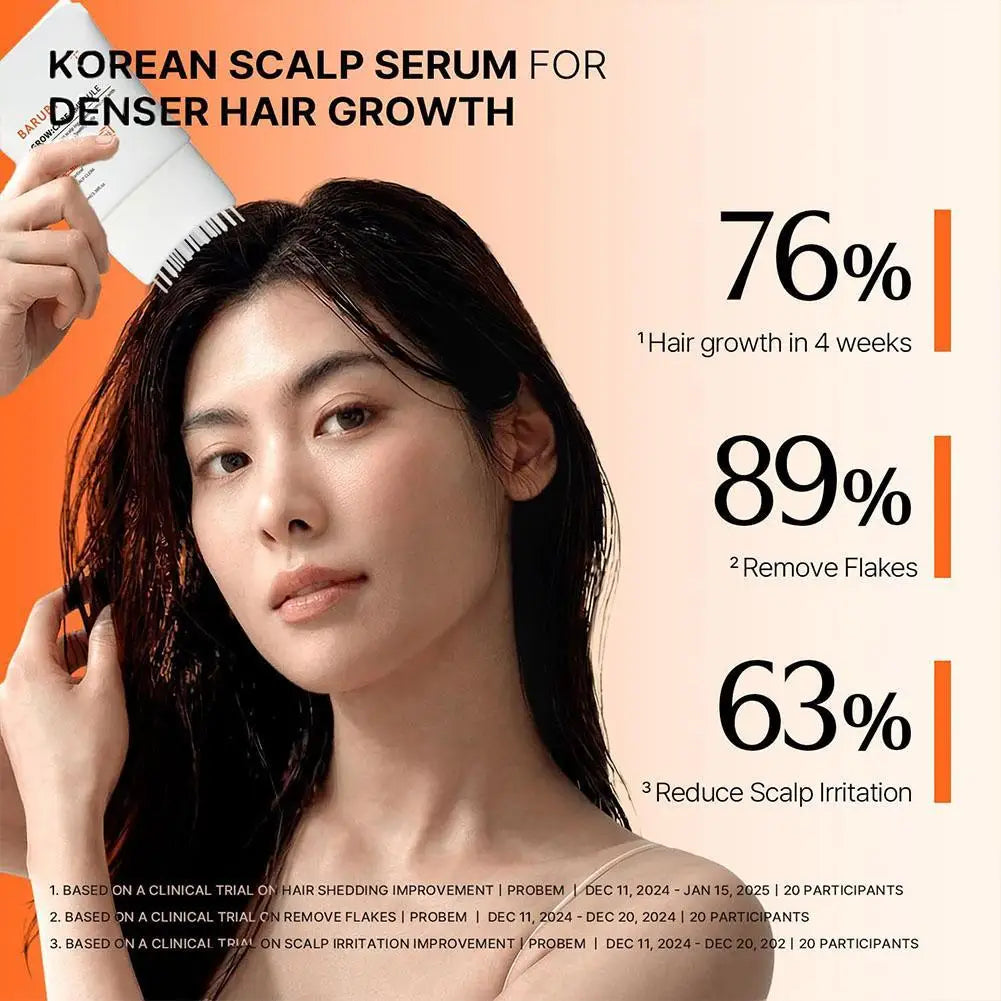 Hair Growth Serum with Built-in Scalp Massager Brush | Scalpsavvy