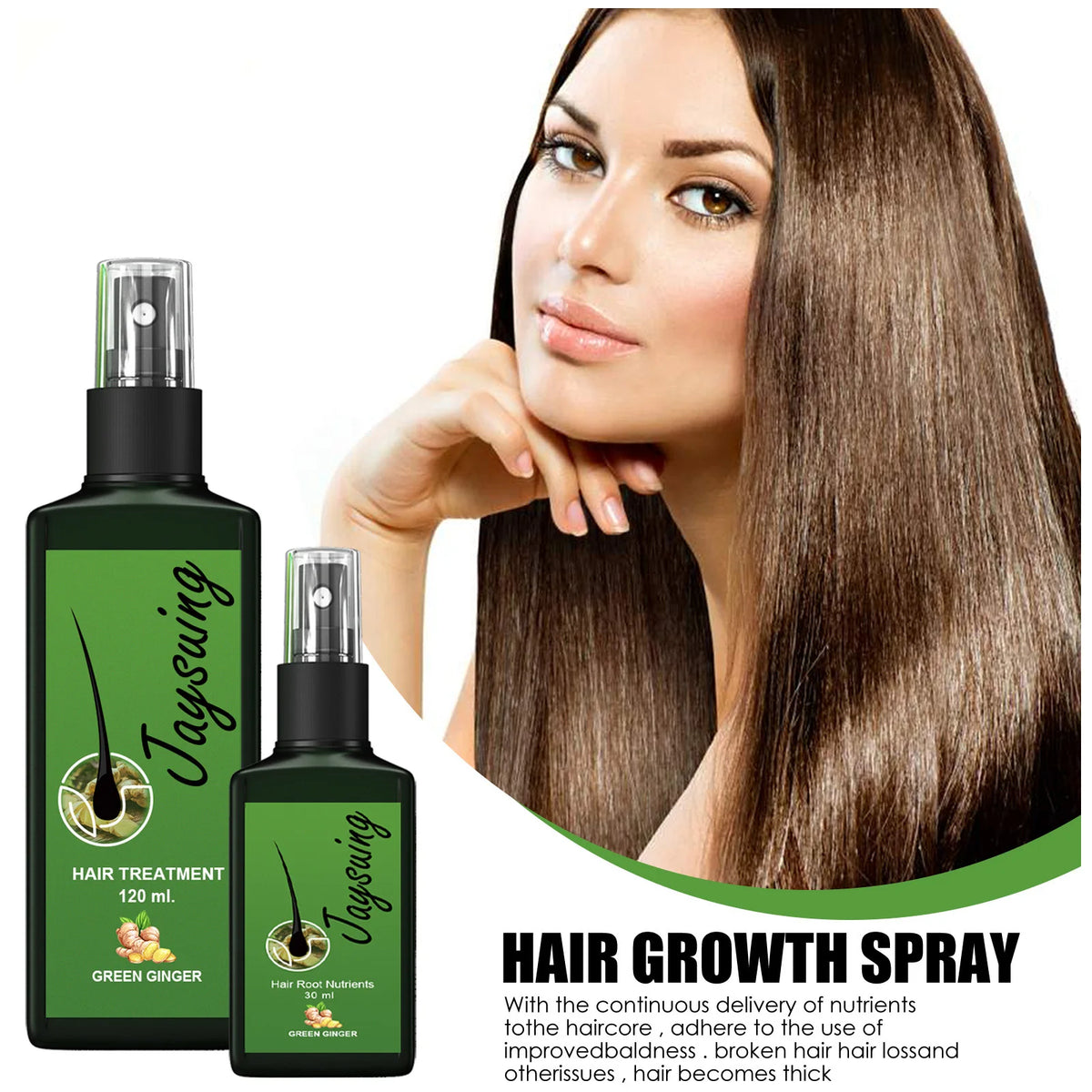 Ginger Hair Growth Serum Spray | Scalpsavvy