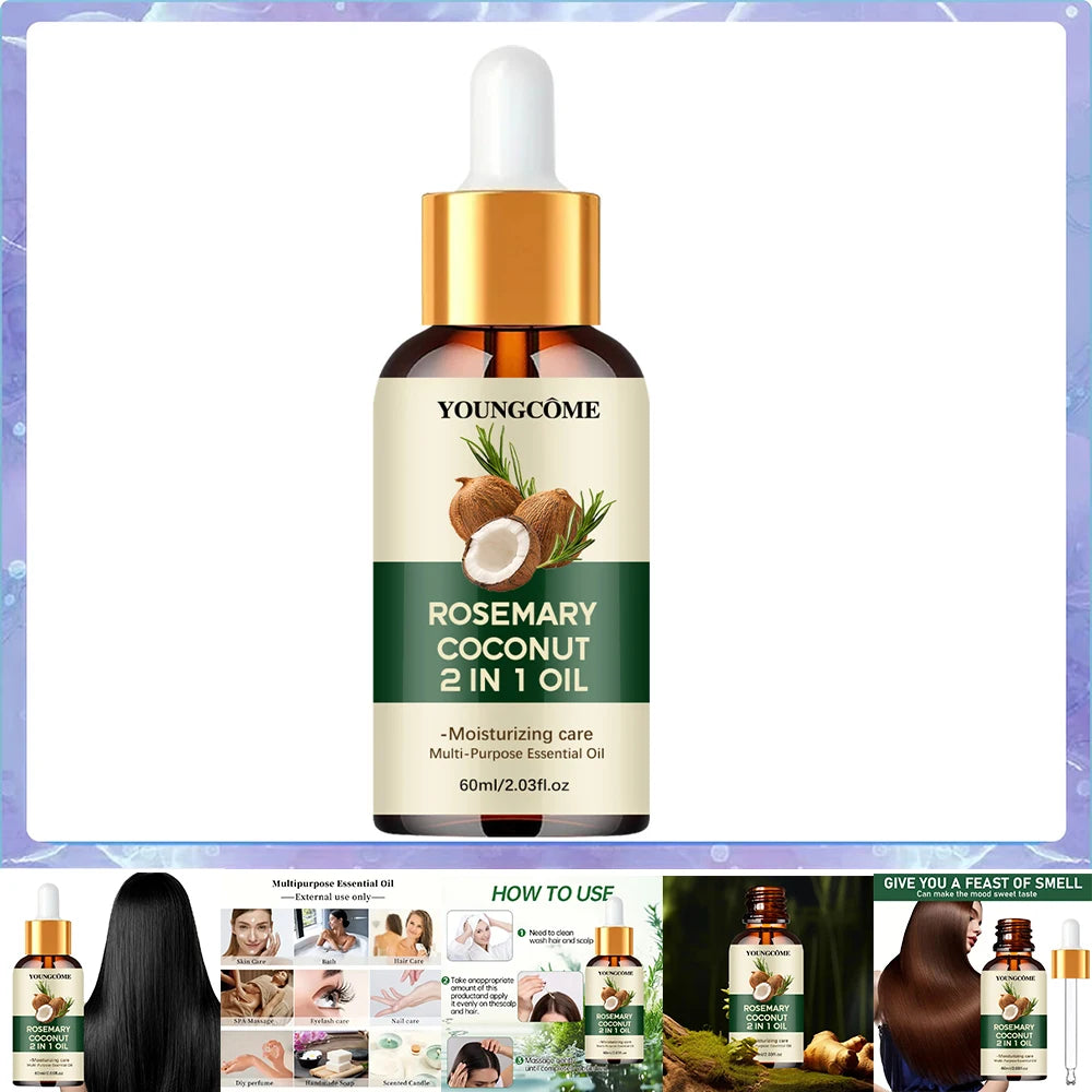 Rosemary & Coconut Scalp & Hair Treatment Oil | Scalpsavvy