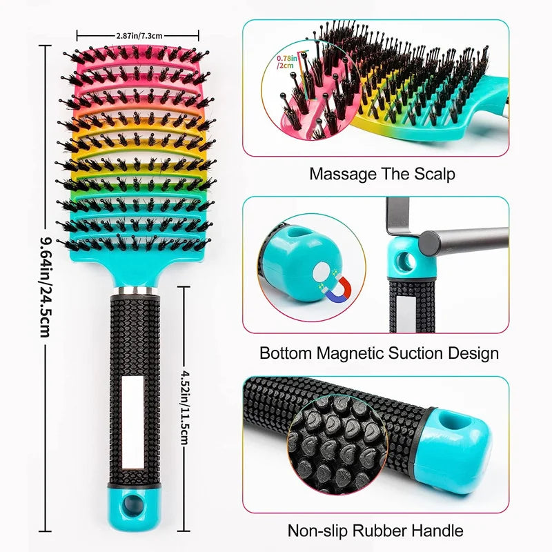 Magic Scalp Massage Detangling Hair Brush for Wet & Curly Hair | Scalpsavvy