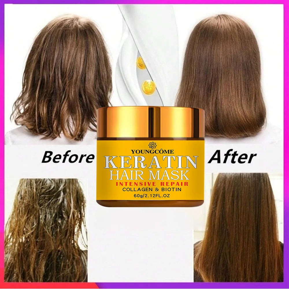 Biotin, Collagen & Keratin Hair Repair Mask | Scalpsavvy